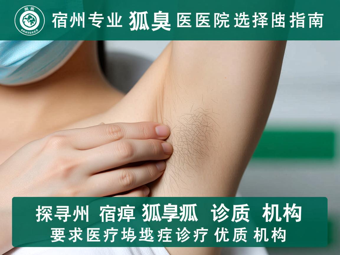 宿州专业狐臭医院选择指南,探寻宿州狐臭诊疗优质机构 宿州专业狐臭医院选择指南,探寻宿州狐臭诊疗优质机构