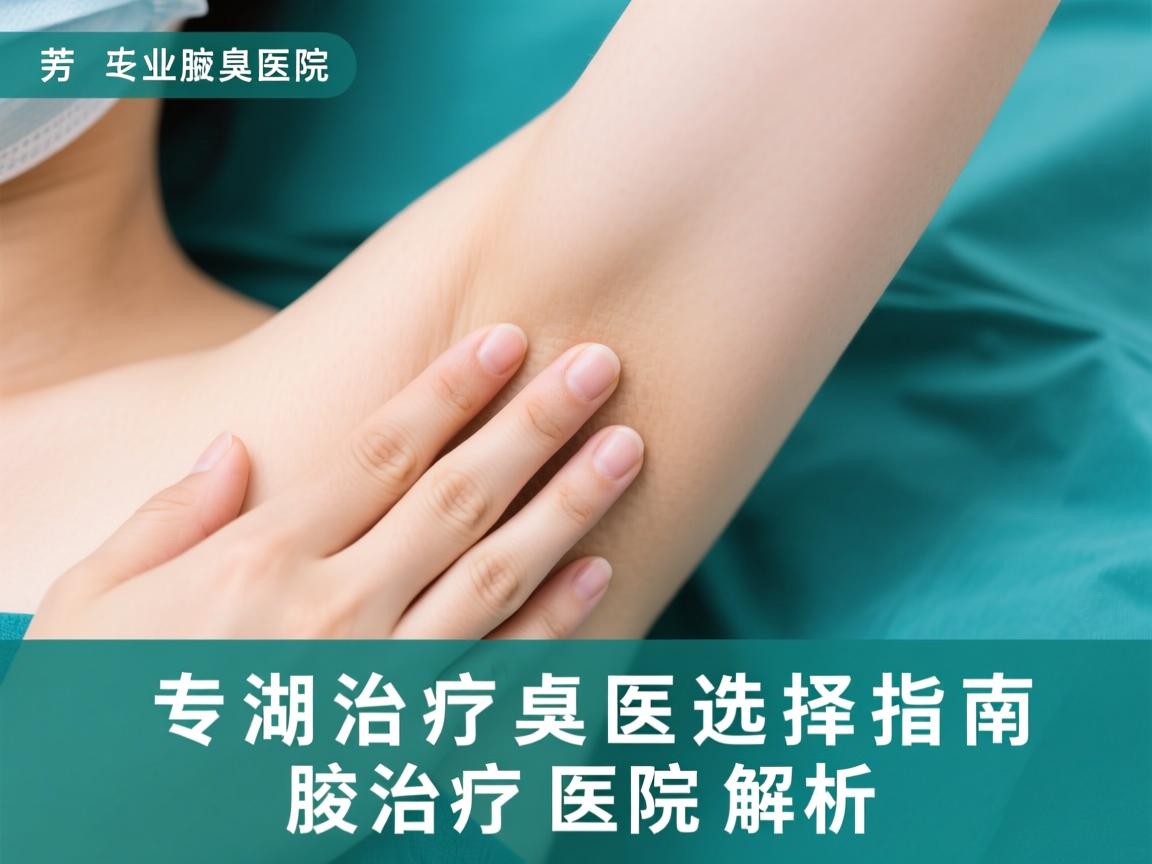 芜湖治疗腋臭医院选择指南，专业腋臭治疗医院解析