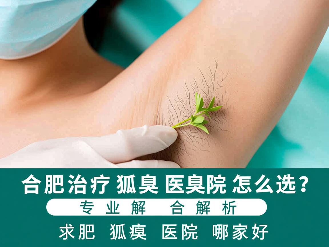 合肥治疗狐臭医院怎么选？专业解析合肥狐臭医院哪家好