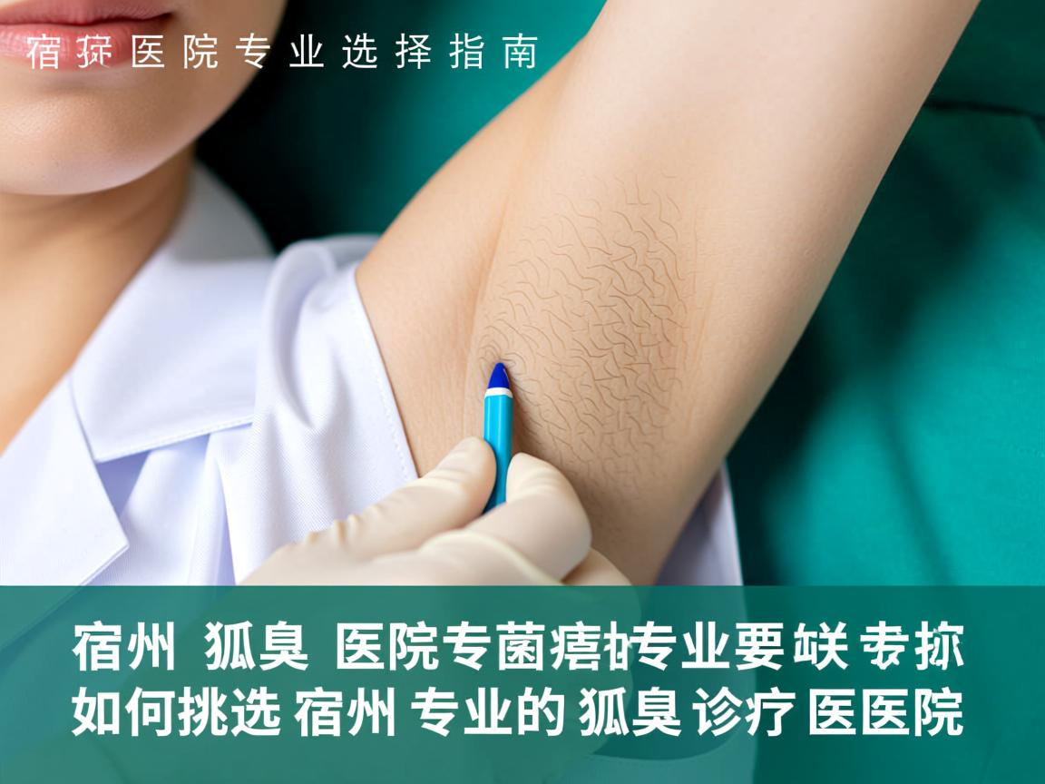 宿州狐臭医院专业选择指南,如何挑选宿州专业的狐臭诊疗医院 宿州狐臭医院专业选择指南,如何挑选宿州专业的狐臭诊疗医院