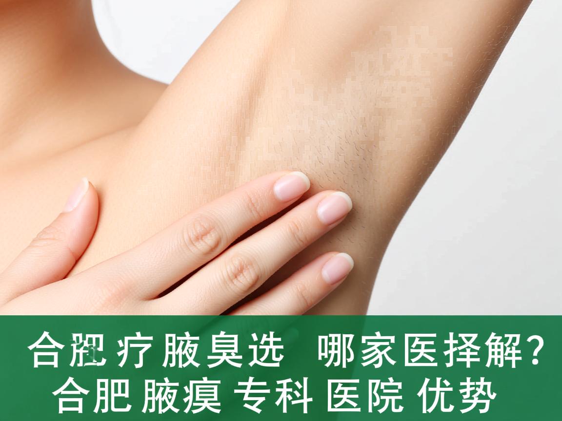合肥治疗腋臭选择哪家医院？详解合肥腋臭专科医院优势