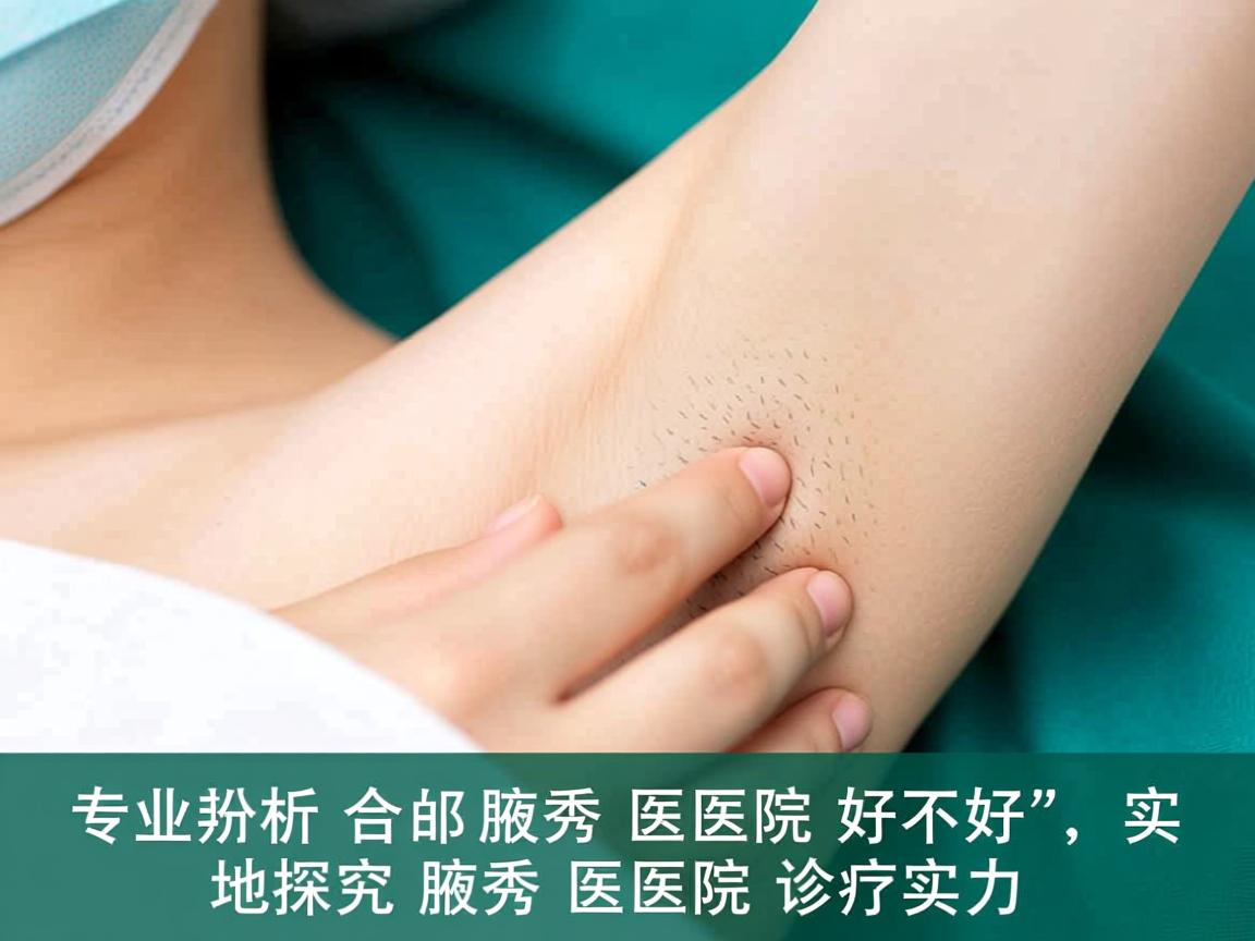 专业解析合肥腋秀医院好不好，实地探究腋秀医院诊疗实力