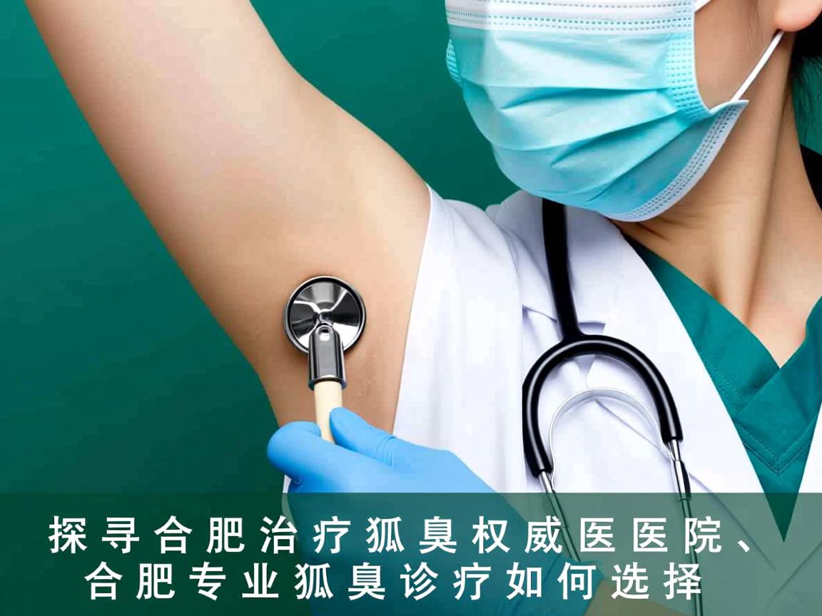 探寻合肥治疗狐臭权威医院，合肥专业狐臭诊疗如何选择
