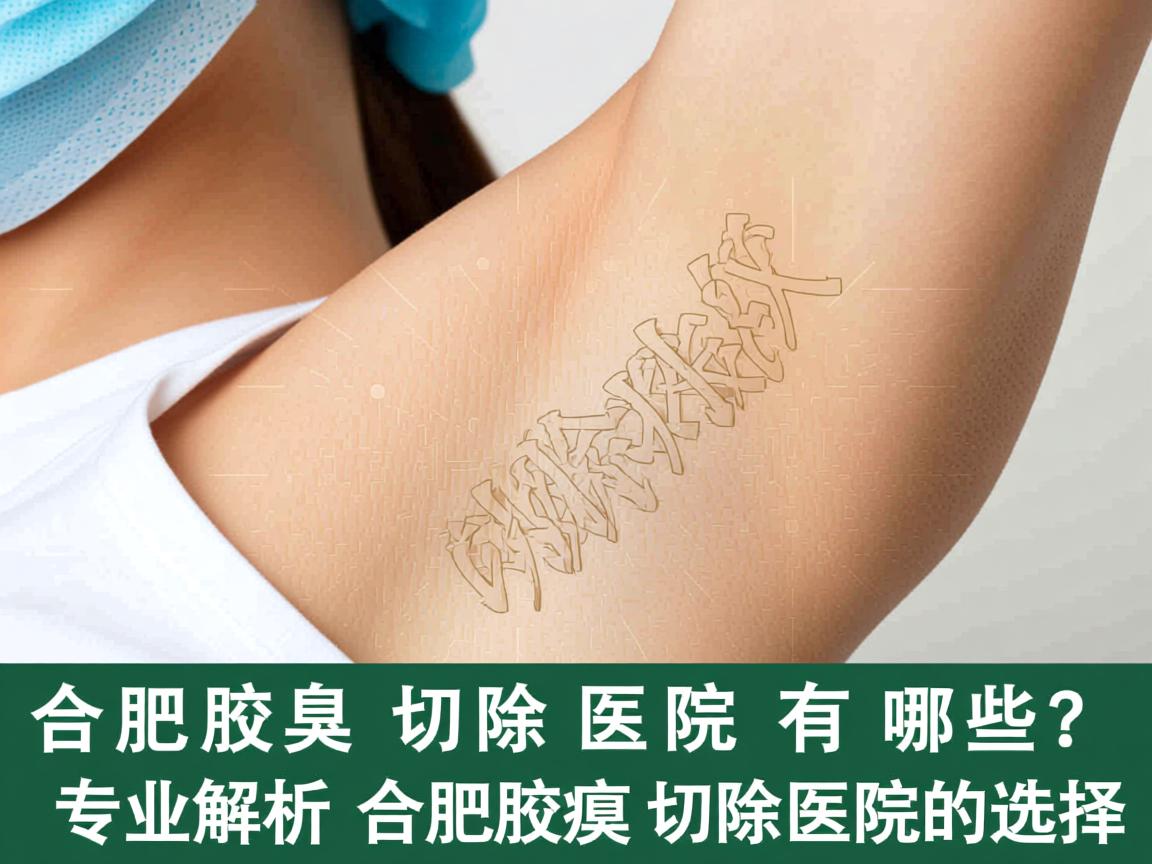 合肥腋臭切除医院有哪些？专业解析合肥腋臭切除医院的选择