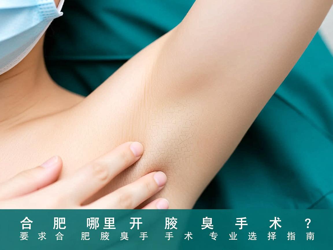 在合肥哪里开腋臭手术？合肥腋臭手术专业选择指南