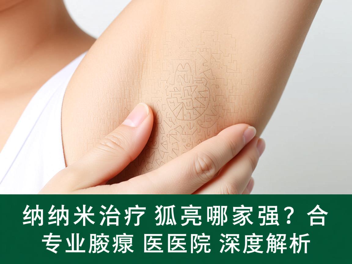 纳米治疗狐臭哪家强？合肥专业腋臭医院深度解析