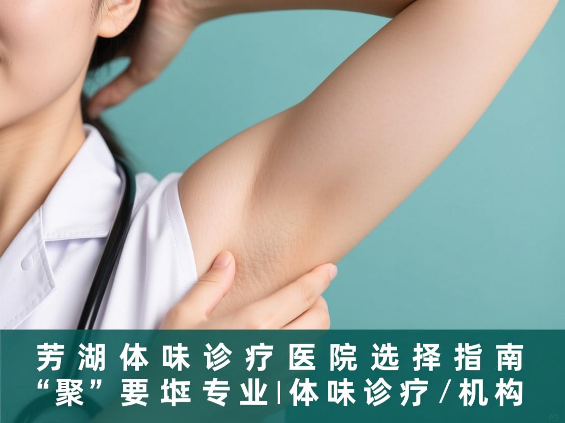 芜湖体味诊疗医院选择指南，聚焦专业体味诊疗机构