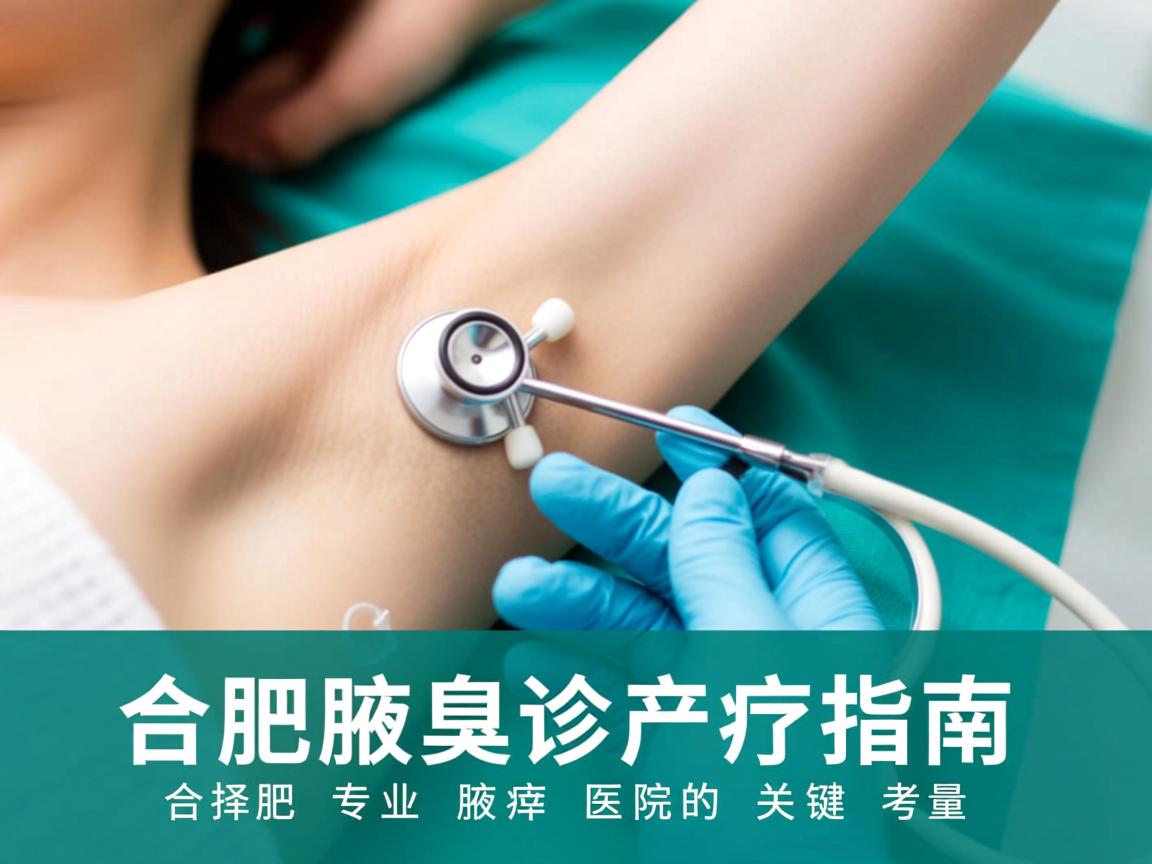 合肥腋臭诊疗指南,选择合肥专业腋臭医院的关键考量 合肥腋臭诊疗指南,选择合肥专业腋臭医院的关键考量