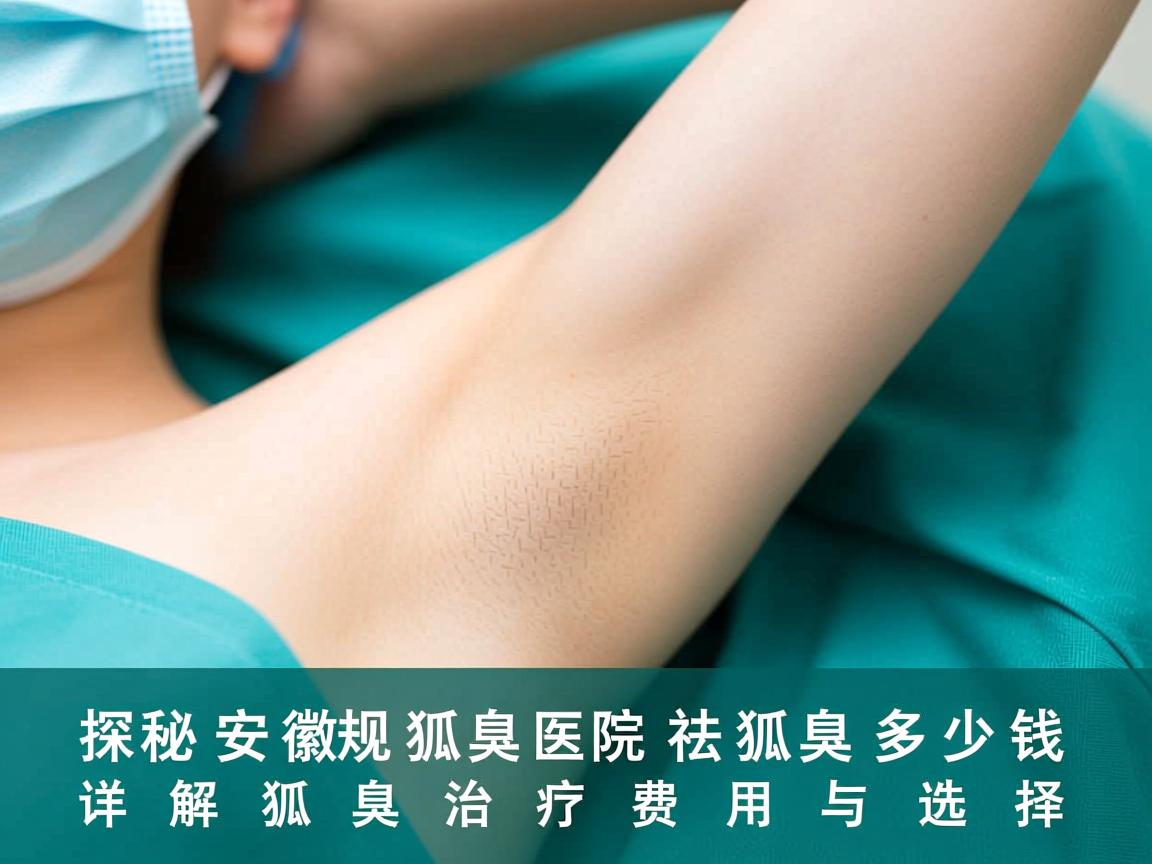 探秘安徽正规狐臭医院祛狐臭多少钱，详解狐臭治疗费用与选择
