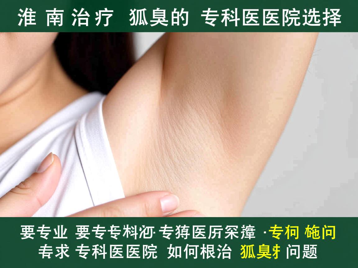 淮南治疗狐臭的专科医院选择，专业专科医院如何根治狐臭问题