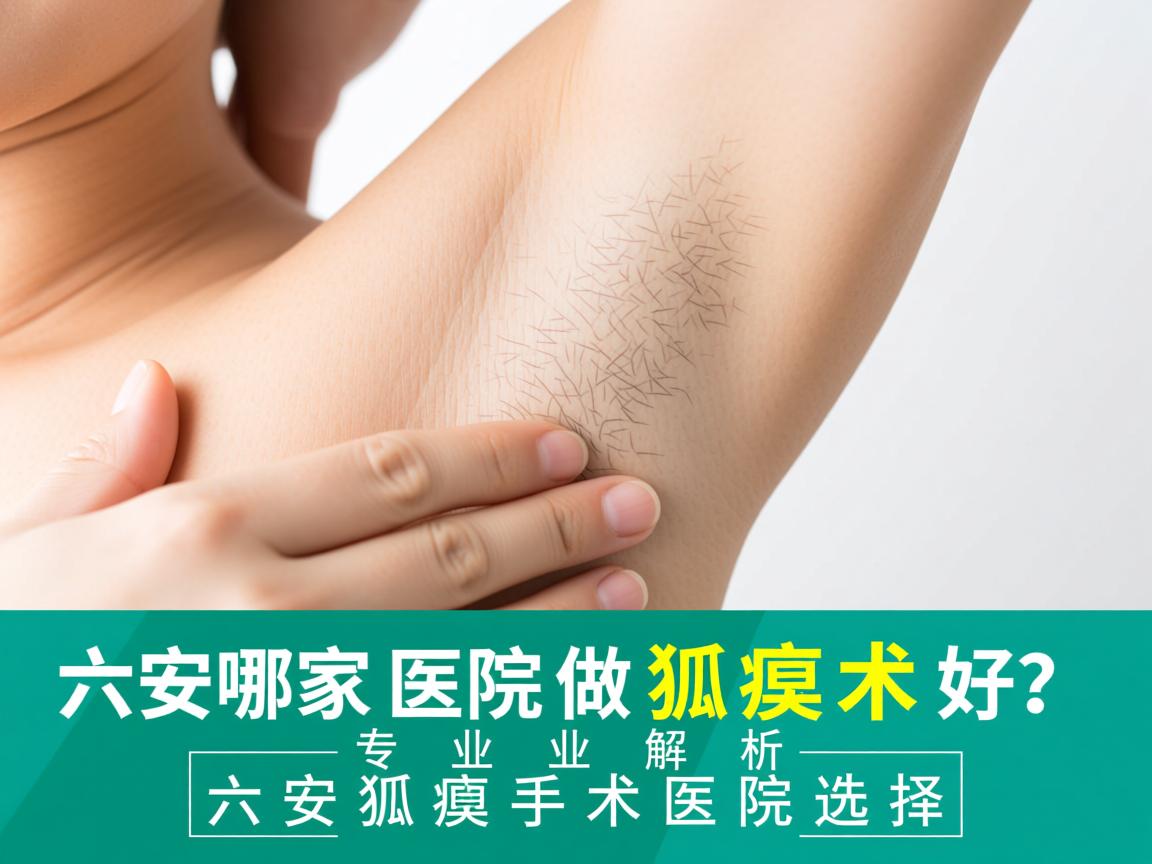 六安哪家医院做狐臭术好？专业解析六安狐臭手术医院选择