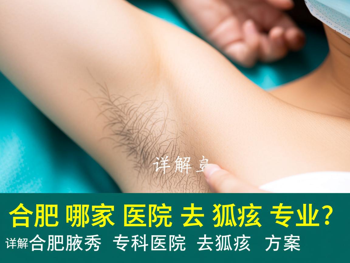 合肥哪家医院去狐臭专业？详解合肥腋秀专科医院去狐臭方案