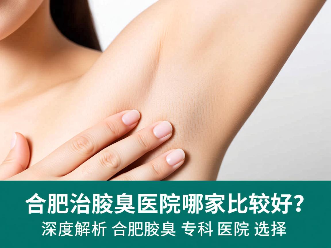 合肥治腋臭医院哪家比较好？深度解析合肥腋臭专科医院选择