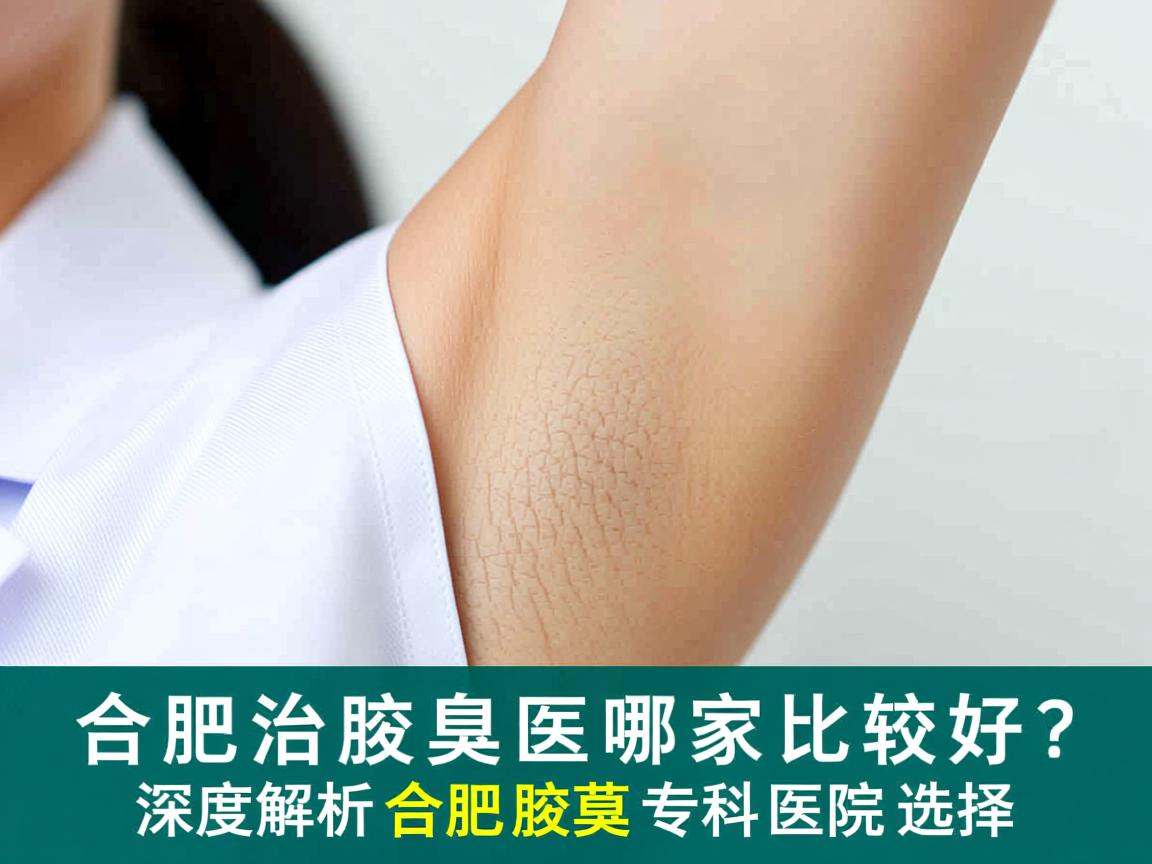 合肥治腋臭医院哪家比较好？深度解析合肥腋臭专科医院选择
