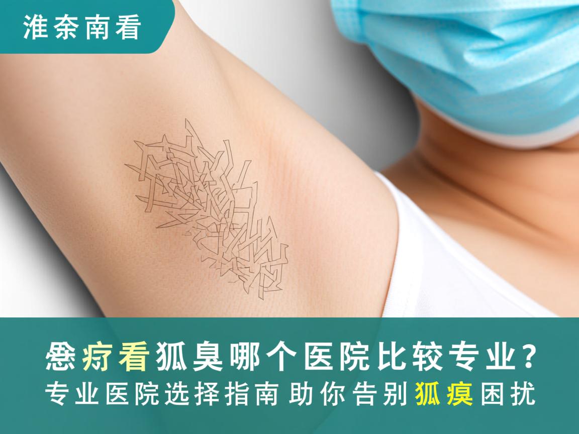 淮南看狐臭哪个医院比较专业？专业医院选择指南助你告别狐臭困扰