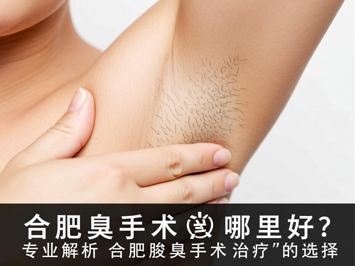 合肥腋臭手术哪里好？专业解析合肥腋臭手术治疗的选择