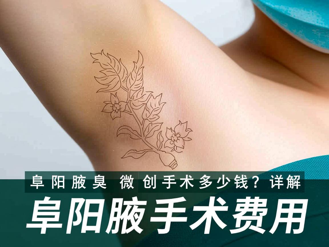阜阳腋臭微创手术多少钱？详解阜阳腋臭手术费用