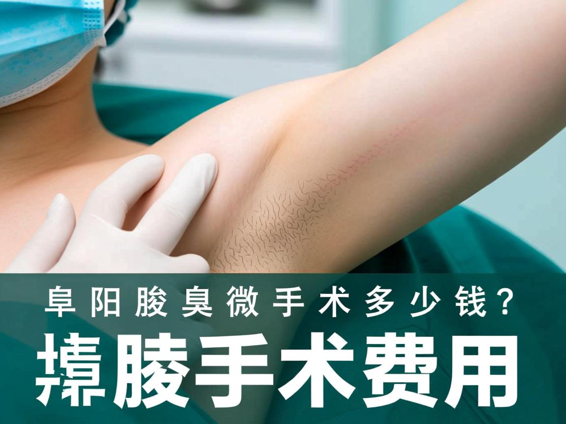 阜阳腋臭微创手术多少钱？详解阜阳腋臭手术费用