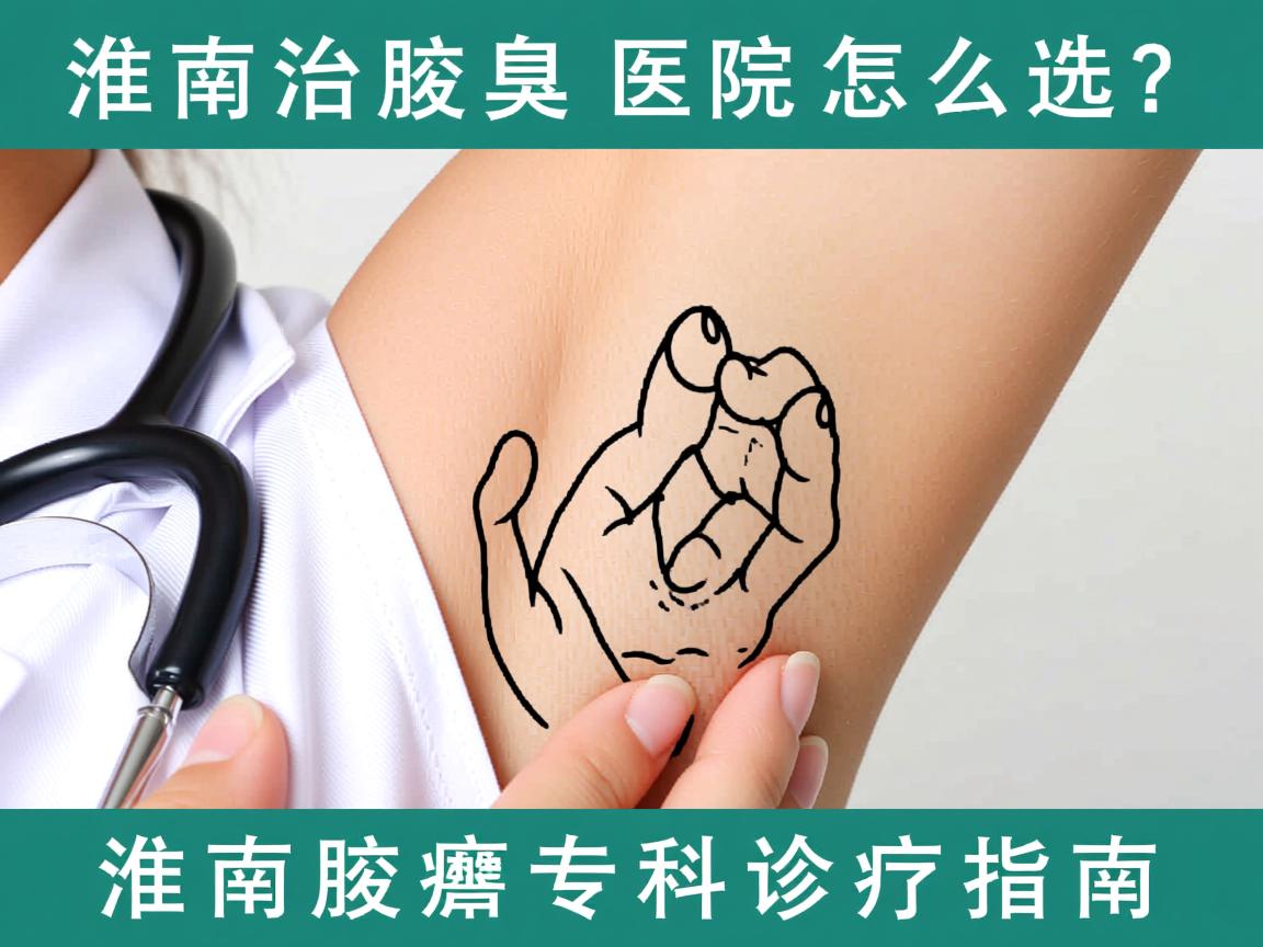 淮南治腋臭医院怎么选？淮南腋臭专科诊疗指南