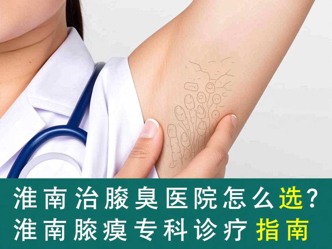 淮南治腋臭医院怎么选？淮南腋臭专科诊疗指南