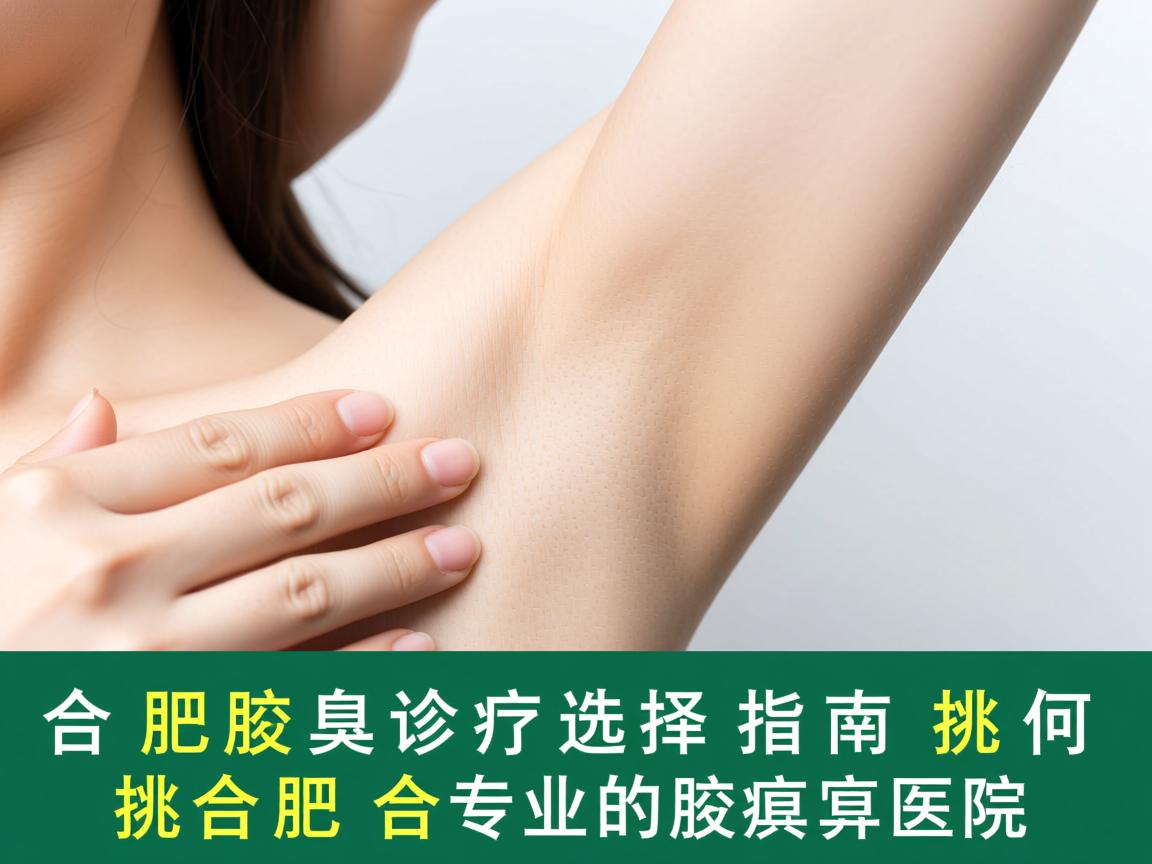 合肥腋臭诊疗选择指南，如何挑选合肥专业的腋臭医院
