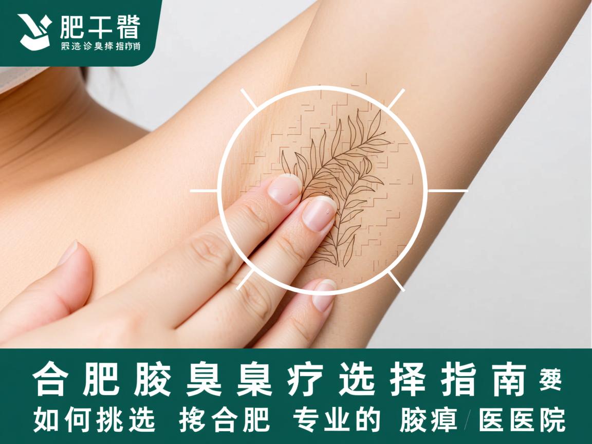 合肥腋臭诊疗选择指南，如何挑选合肥专业的腋臭医院
