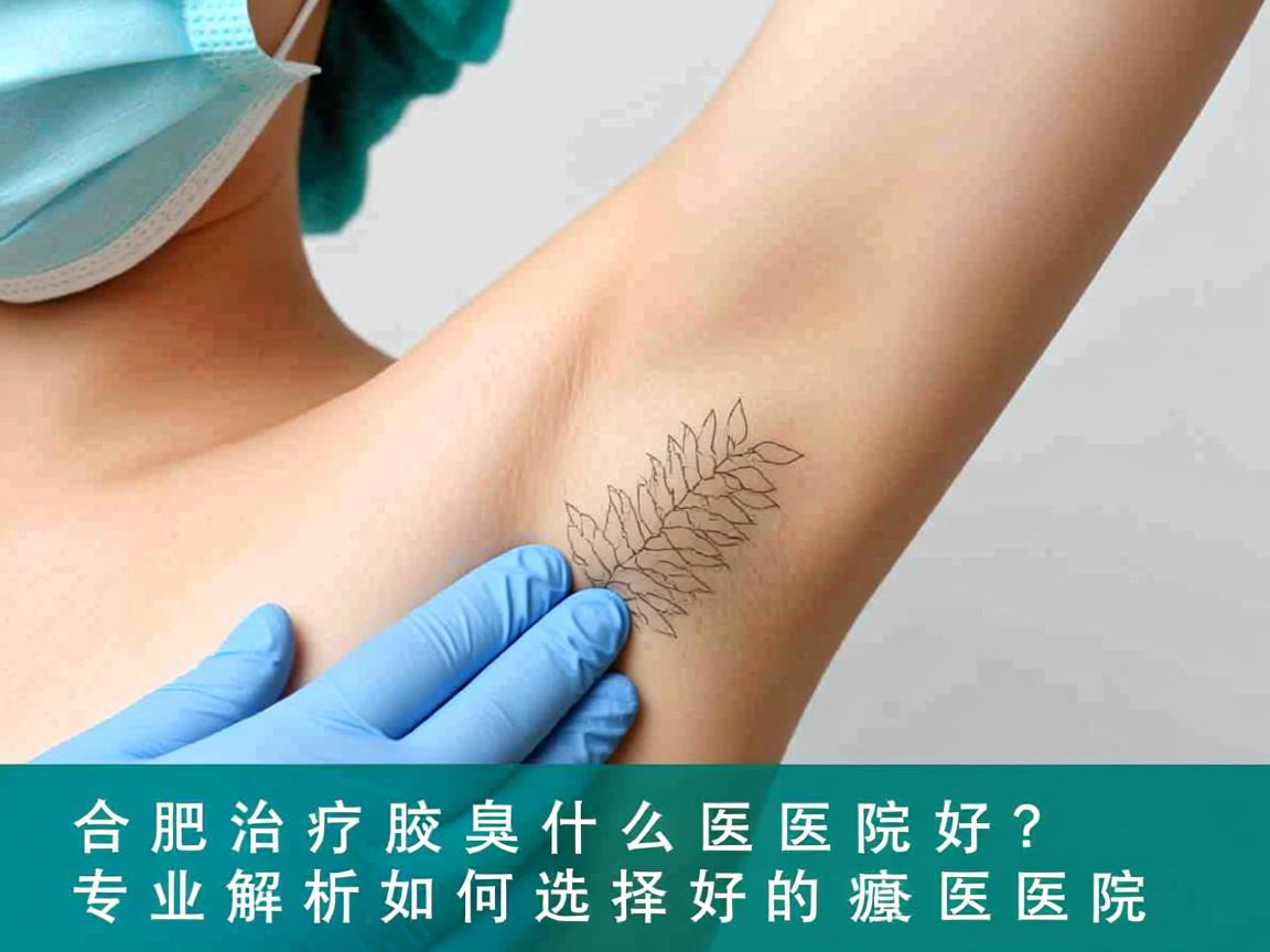 合肥治疗腋臭什么医院好？专业解析如何选择好的腋臭医院
