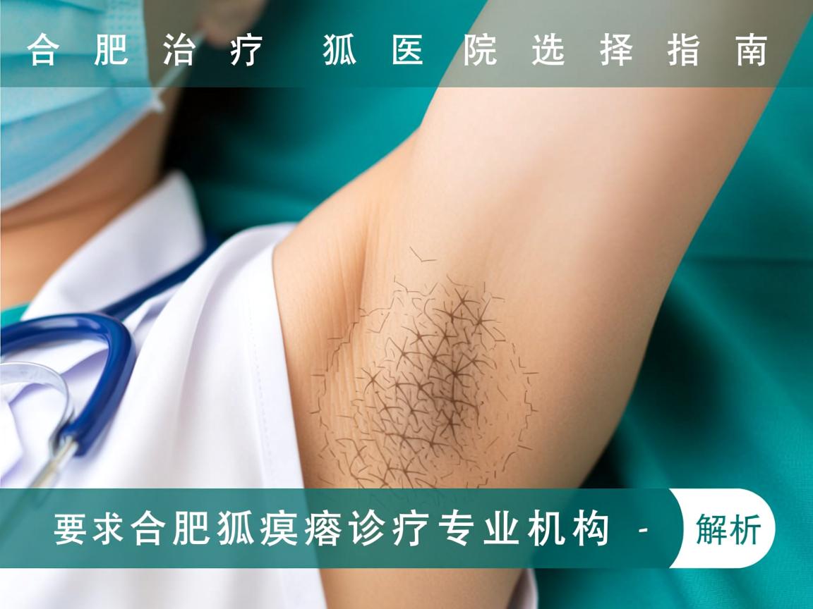合肥治疗狐臭医院选择指南，解析合肥狐臭诊疗专业机构