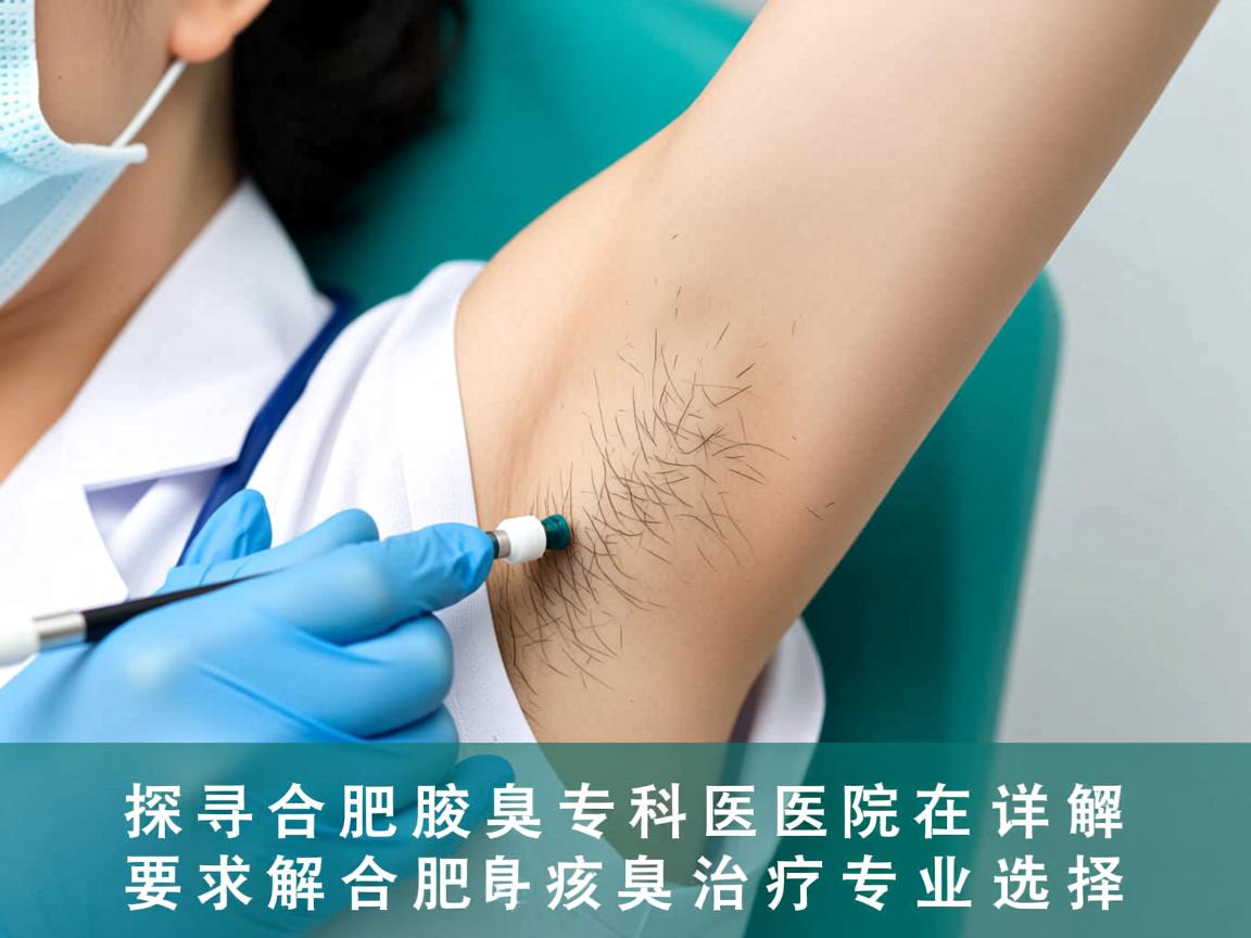 探寻合肥腋臭专科医院在哪，详解合肥腋臭治疗专业选择