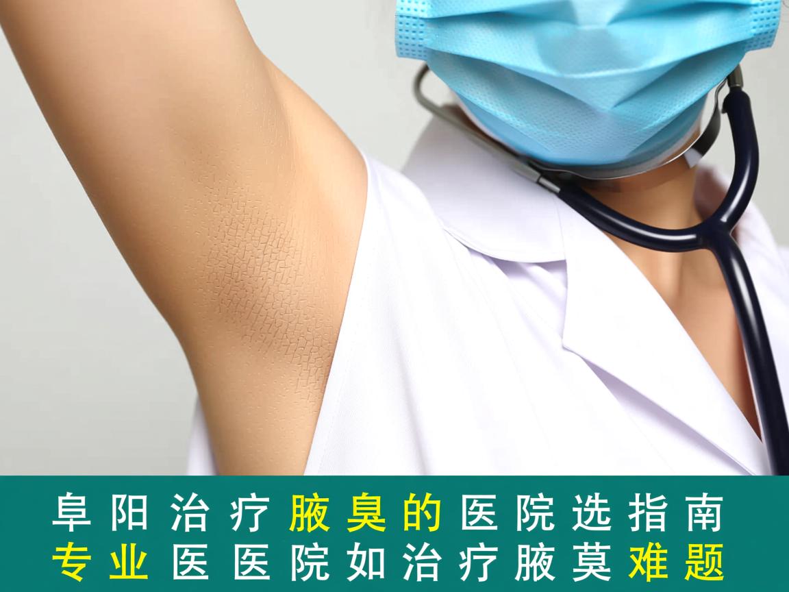 阜阳治疗腋臭的医院选择指南，专业医院如何治疗腋臭难题
