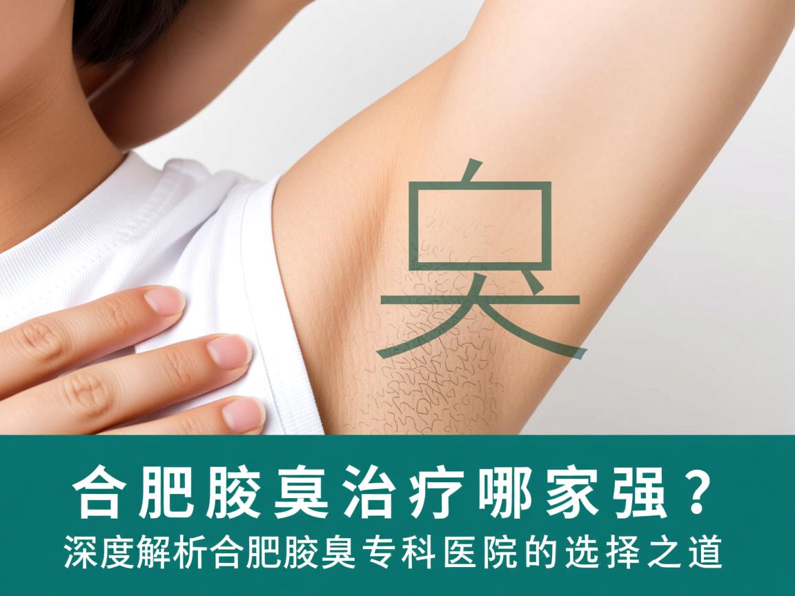 合肥腋臭治疗哪家强？深度解析合肥腋臭专科医院的选择之道