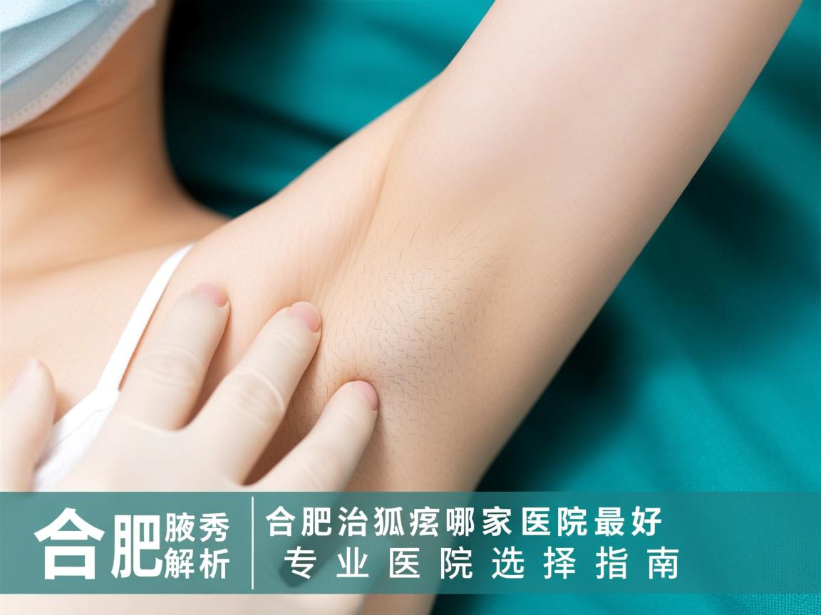 合肥腋秀解析，合肥治狐臭哪家医院最好，专业医院选择指南