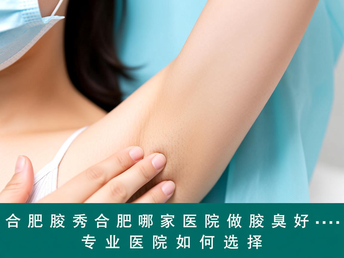合肥腋秀解析，合肥哪家医院做腋臭好，专业医院如何选择
