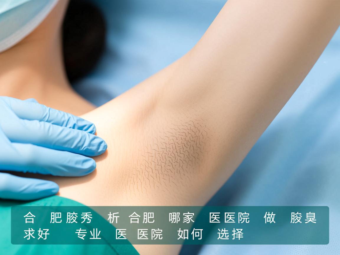 合肥腋秀解析，合肥哪家医院做腋臭好，专业医院如何选择