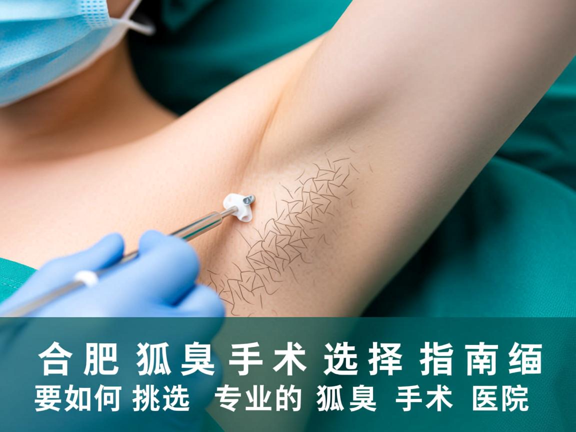 合肥狐臭手术选择指南，如何挑选专业的狐臭手术医院