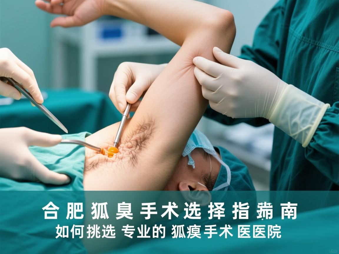 合肥狐臭手术选择指南，如何挑选专业的狐臭手术医院