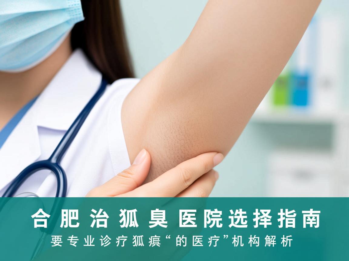 合肥治狐臭医院选择指南，专业诊疗狐臭的医疗机构解析