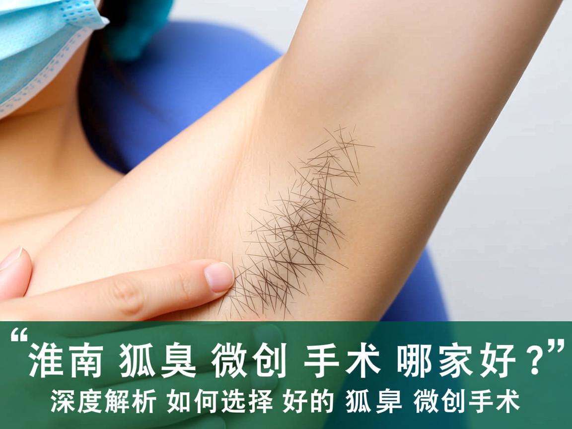 淮南狐臭微创手术哪家好？深度解析如何选择好的狐臭微创手术