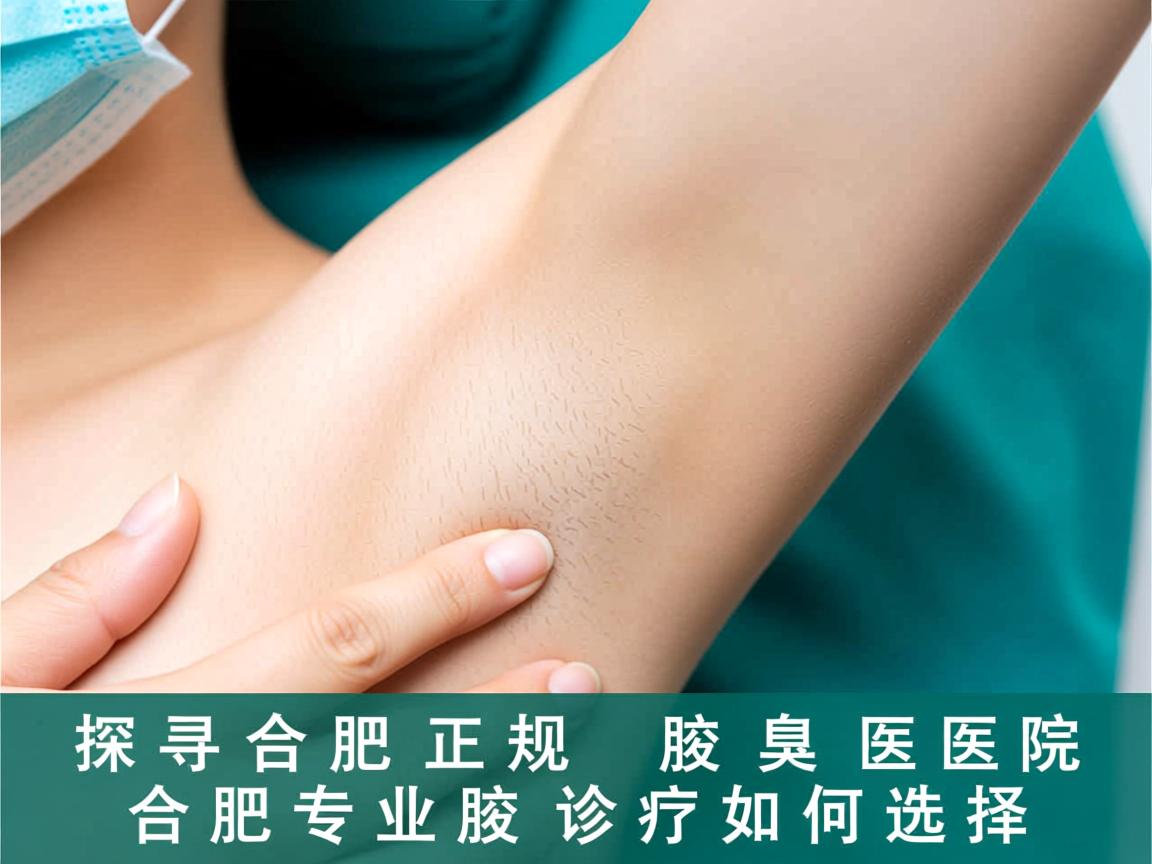 探寻合肥正规腋臭医院,合肥专业腋臭诊疗如何选择 探寻合肥正规腋臭医院,合肥专业腋臭诊疗如何选择