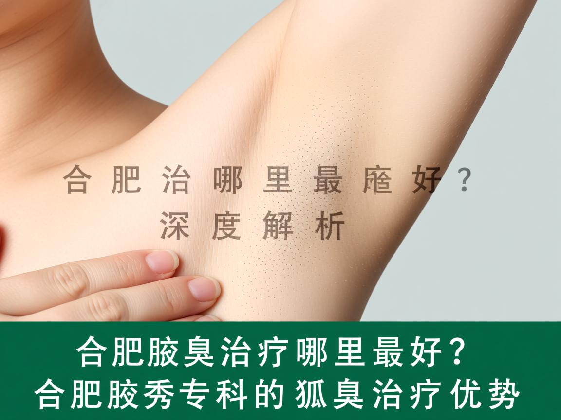 合肥腋臭治疗哪里最好？深度解析合肥腋秀专科的狐臭治疗优势