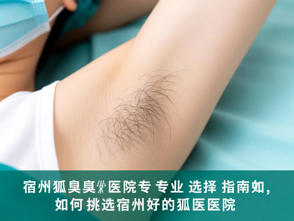 宿州狐臭医院专业选择指南，如何挑选宿州好的狐臭医院