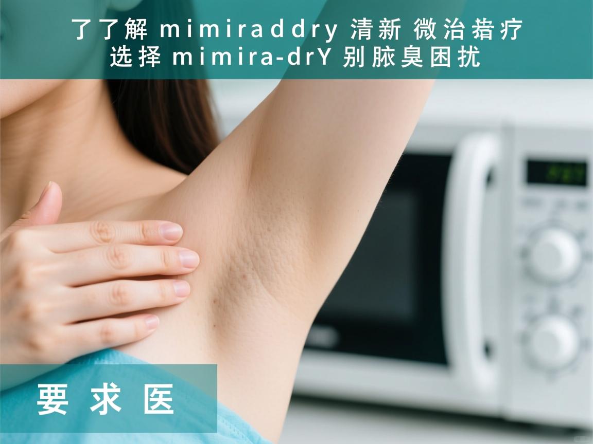 了解miradry清新微波治疗，选择miradry告别腋臭困扰