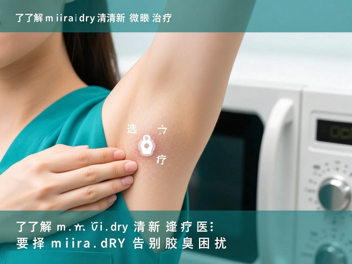 了解miradry清新微波治疗，选择miradry告别腋臭困扰