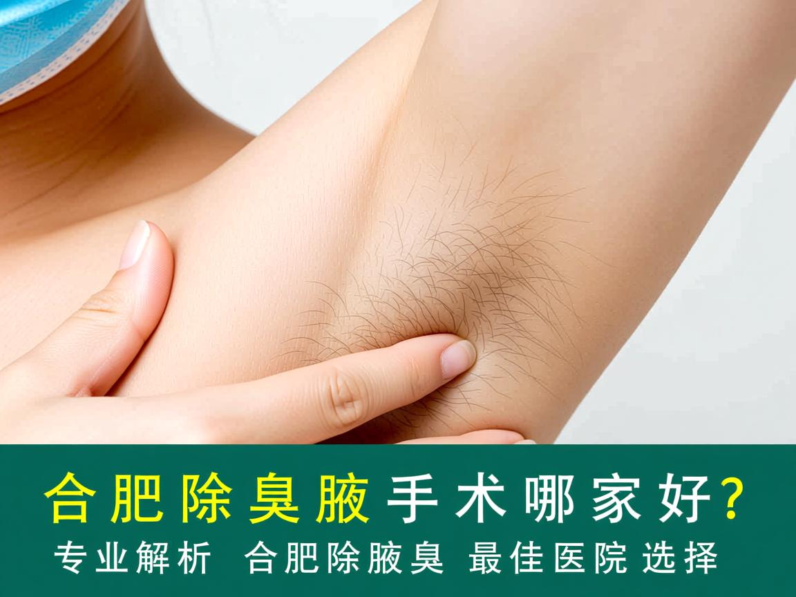 合肥除腋臭手术哪家好？专业解析合肥除腋臭最佳医院选择