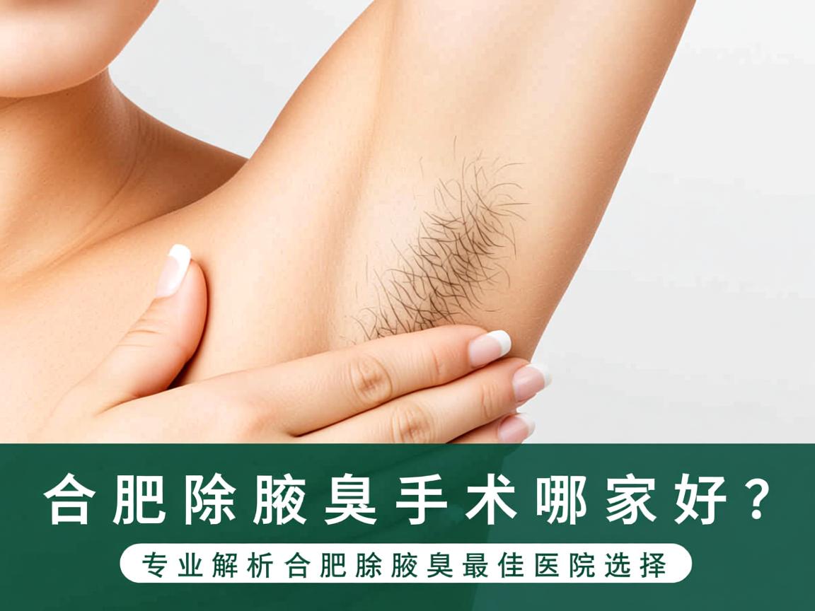 合肥除腋臭手术哪家好？专业解析合肥除腋臭最佳医院选择