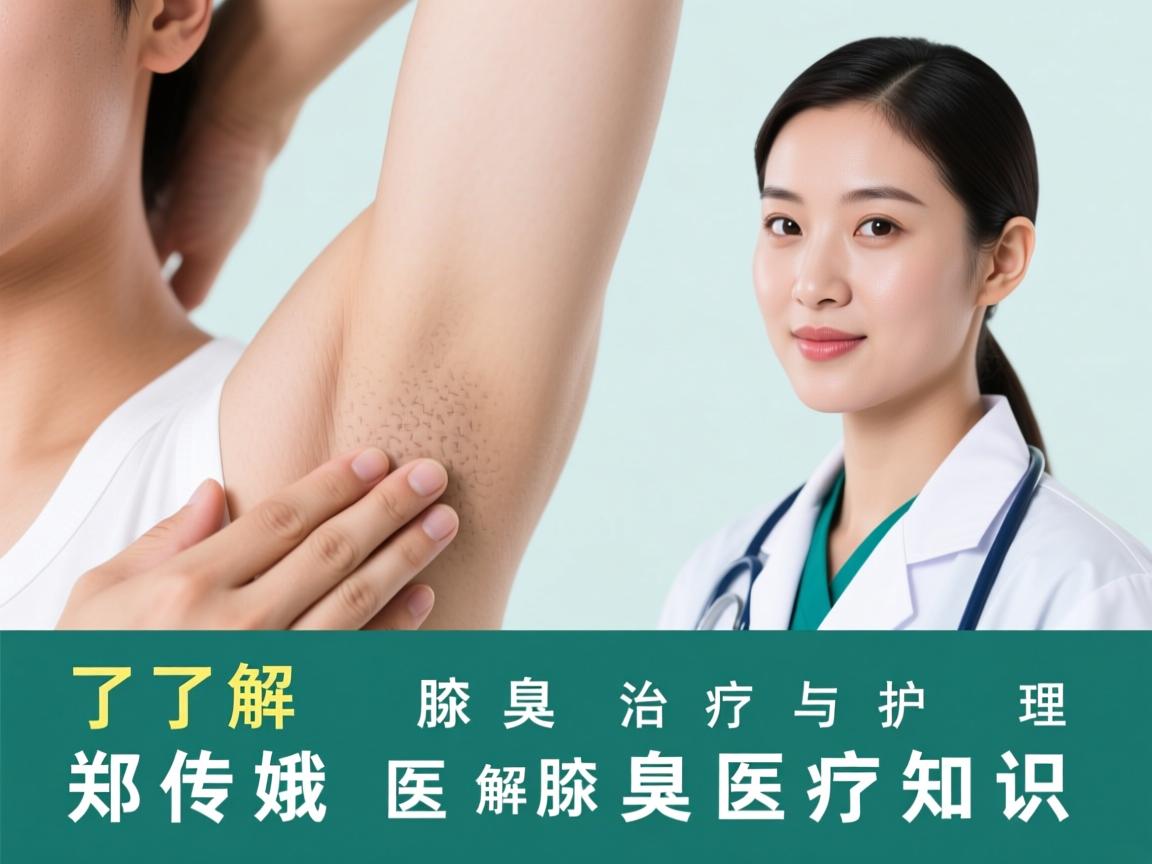 了解腋臭治疗与护理 郑传娥医生详解腋臭医疗知识