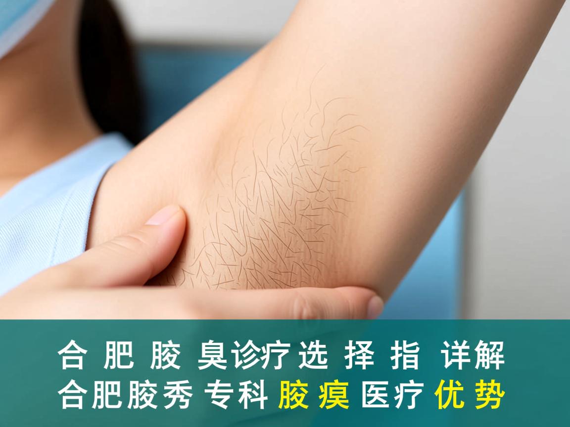 合肥腋臭诊疗选择指南，详解合肥腋秀专科的腋臭医疗优势