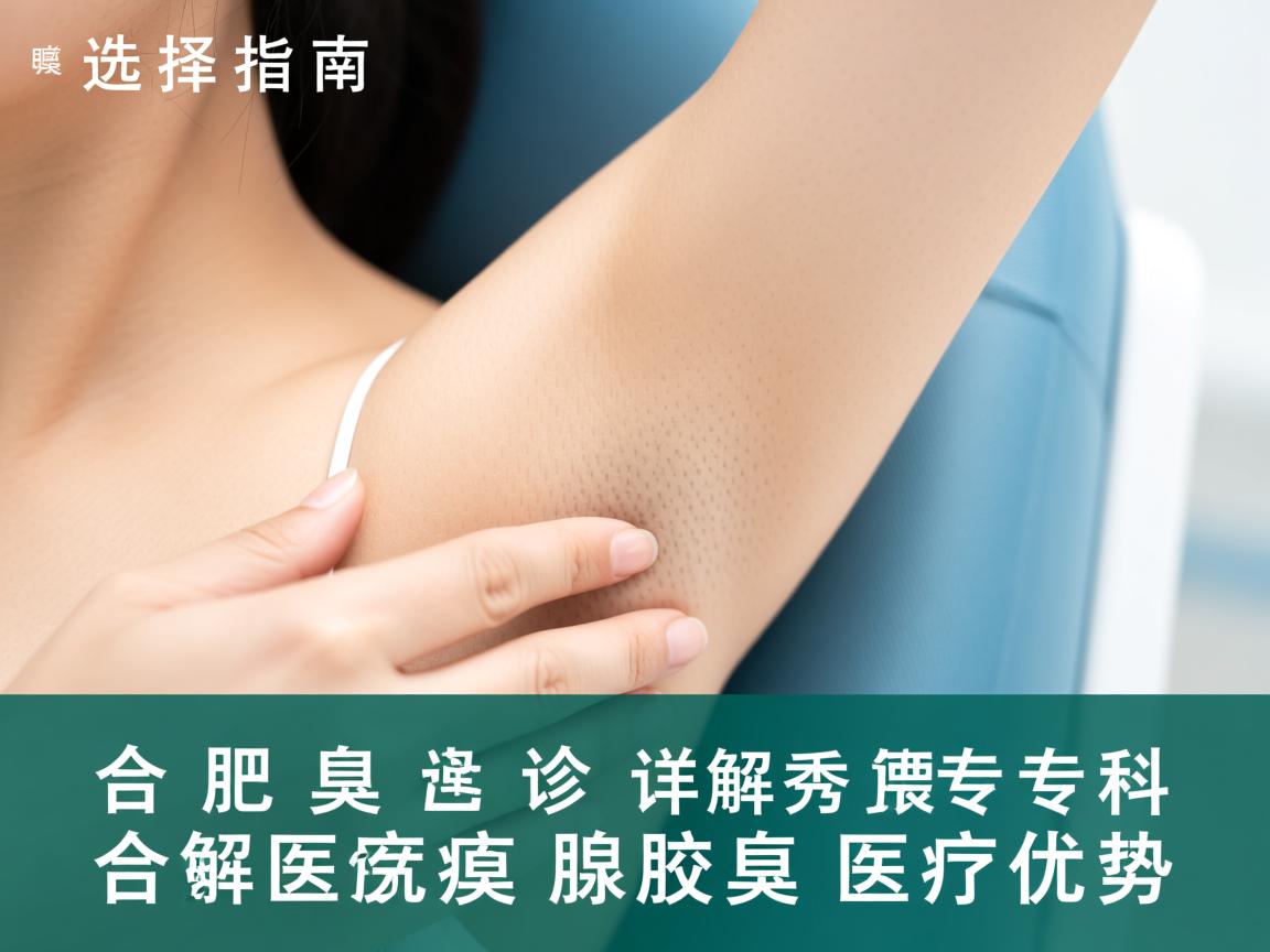合肥腋臭诊疗选择指南，详解合肥腋秀专科的腋臭医疗优势
