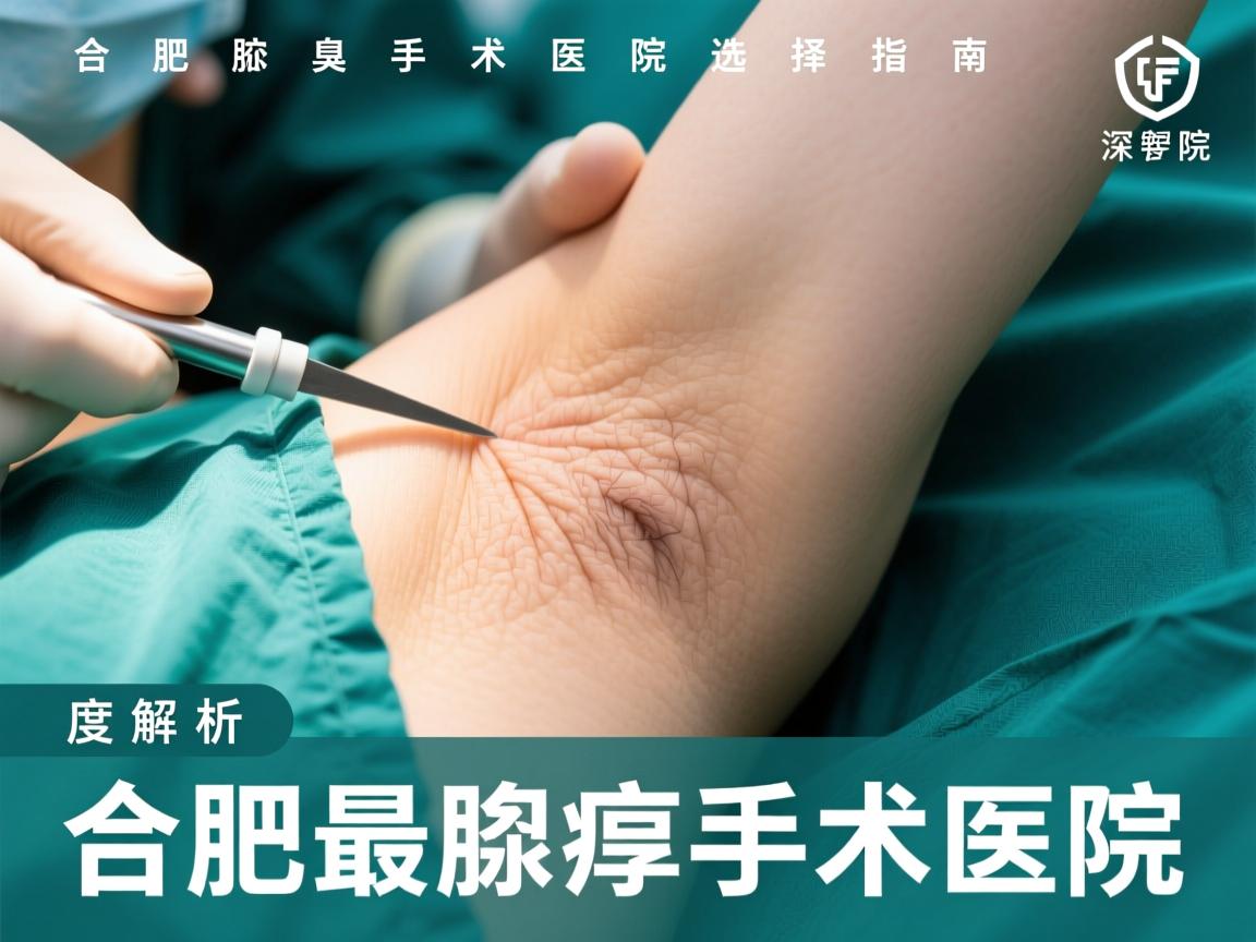 合肥腋臭手术医院选择指南，深度解析合肥最好腋臭手术医院