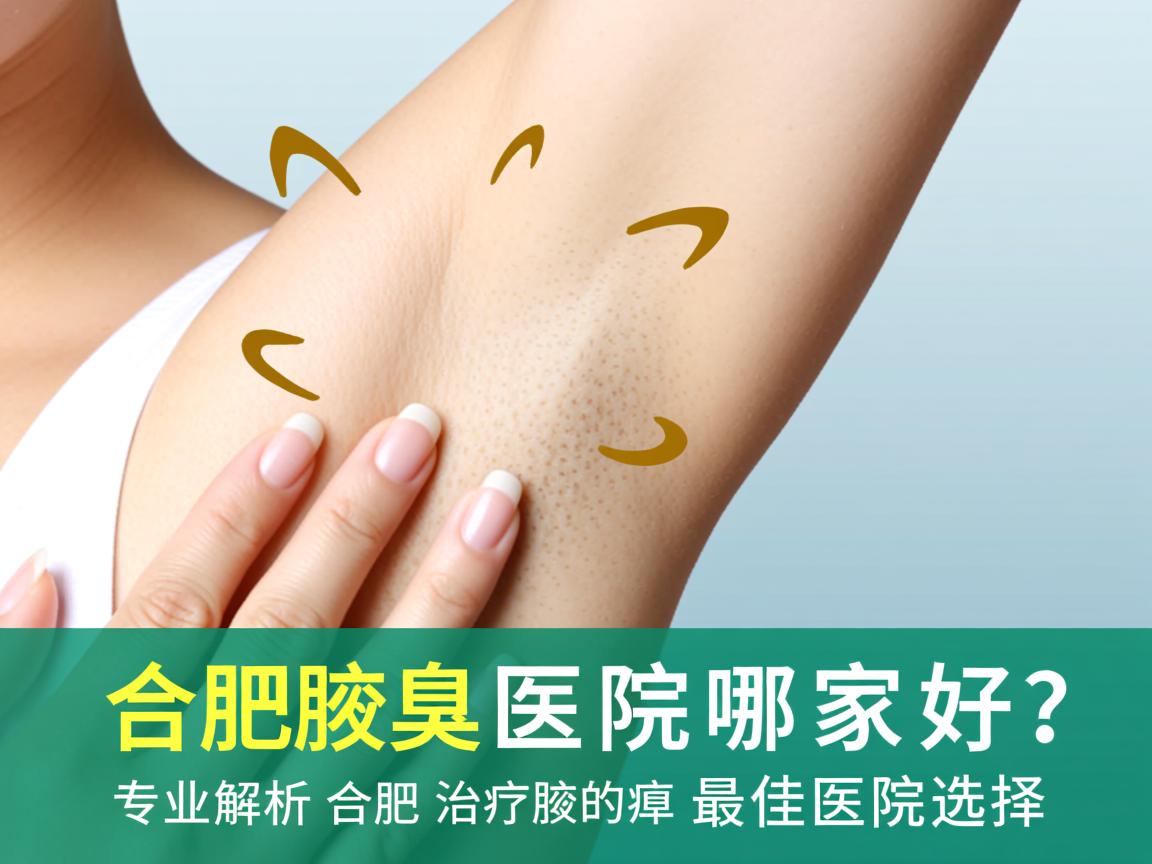合肥腋臭医院哪家好？专业解析合肥治疗腋臭的最佳医院选择